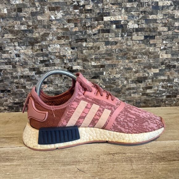 Adidas NMD R1 Womens Raw Pink Trace Pink Legend Ink LIMITED BY9648 Size 5.5 - Picture 6 of 7